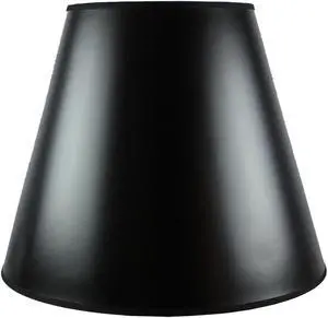 10x18x15 Black Parchment Gold-Lined Empire Lamp Shade