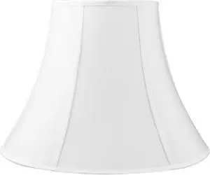 10x20x15 White Bell Shantung Shade