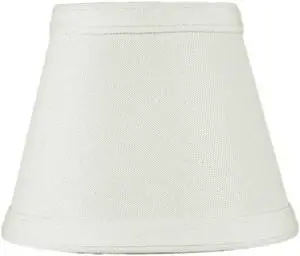 3x5x4 Clip-on Candelabra Lamp Shade Light Oatmeal Fabric