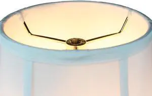 7x14x11 White Bell Shantung Lampshade