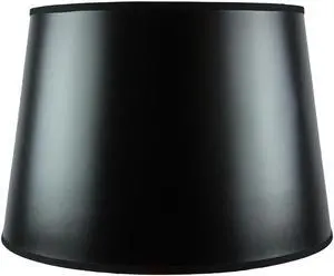 13x16x11 Black Parchment Gold-Lined Floor Lampshade