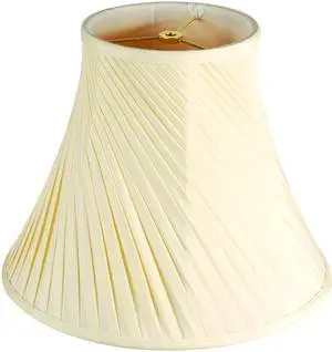 8x16x12 Crisp Linen Twist Bell Lamp shade