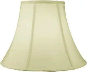8x16x12 Egg Shell Shantung Bell Lampshade