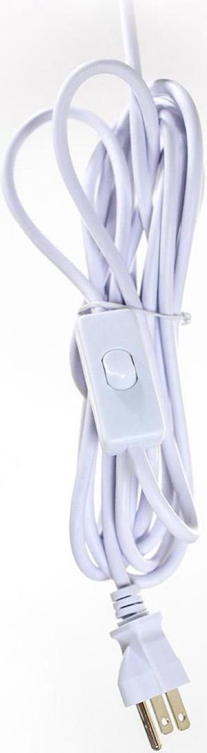 2 Light Swag Conversion Kit Plug-In Ceiling Light Cord, White