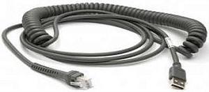 Datalogic 90A052066 Enhanced Usb Cable, Type A, 15', Coiled, Pot