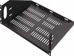 VIDEO MOUNT PRODUCTS ER-S2UV VMP ER-S2UV Vented Rack Shelf - 2U Rack Height -