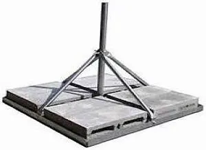VIDEO MOUNT PRODUCTS FRM-125 VMP FRM125 Roof Mount for Antenna, Surveillance
