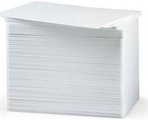 Zebra 104523-116 Premier White Blank PVC Card, CR-80, 30mil, 2.13" x 3.38" - 1 Box (500 Cards)