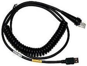 Honeywell Cbl-500-300-C00 Type Usb Cable,9.8' Coiled,Blk 5V Host Power