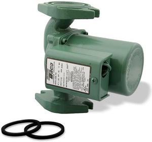 TACO 008-F6 Hydronic Circulating Pump, 1/25 hp, 115V, 1 Phase, Flange Connection
