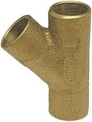 Nibco 749 Cast Bronze Copper Wye Fitting, 1"