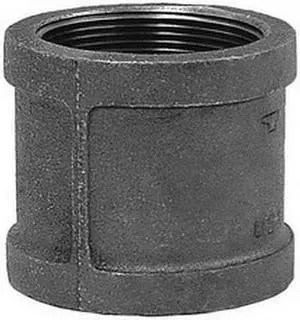Anvil 1121 Galvanized Malleable Iron Class 150 Right Hand Coupling, 1-1/4"