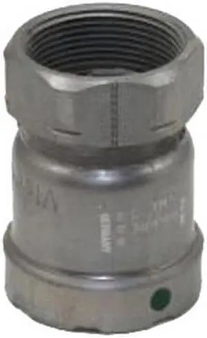Viega MegaPress 4812 Carbon Steel Female Adapter, 1"