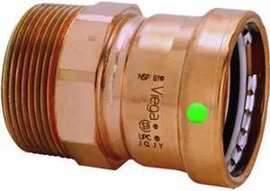 Viega ProPress 0911XL Copper Adapter, 2-1/2"