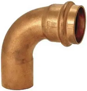 Viega ProPress 2916.1 Copper Street Elbow, 1/2"