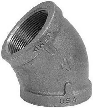 ANVIL 0310023007 Malleable Iron 45 Degree Elbow Class 150