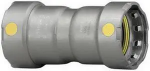 Viega MegaPressG 6615 Carbon Steel Coupling With Stop, 1-1/2"