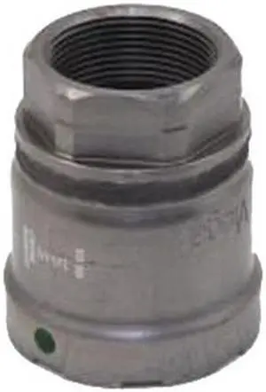 Viega MegaPress 4812 Carbon Steel Reducing Female Adapter, 1" x 3/4"