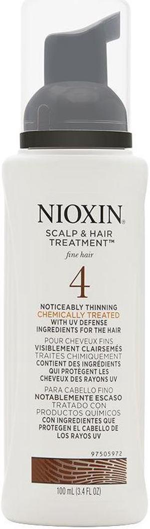 Nioxin Scalp Treatment for Fine Hair System 4, Chemically Treated Noticeably Thinning 3.4 oz