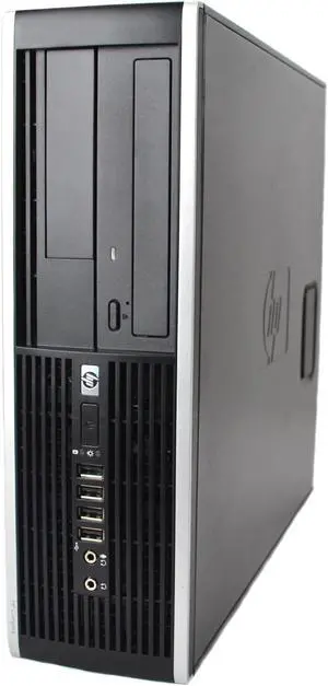 HP Black Compaq 8100 Desktop Intel i5 Dual Core 3.2GHz 8GB RAM 120GB SSD Intel HD Graphics DVD-RW Windows 10 Professional