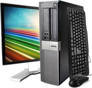Dell Black Optiplex 960 Desktop Intel Core 2 Duo 2.9GHz 4GB RAM 250GB HDD Intel HD Graphics 4500 DVD-ROM Windows 10 Home 19'' Display Keyboard Mouse