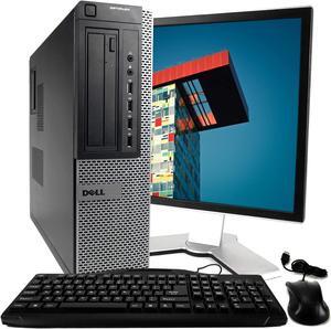 Dell Gray Optiplex 990 Desktop Intel i5 Dual Core 3.1GHz 4GB RAM 250GB HDD Intel HD Graphics 2000 DVD-ROM Windows 10 Home 19'' Display Keyboard Mouse
