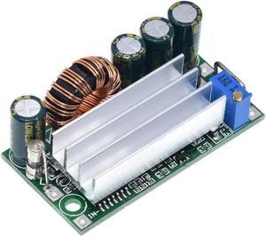 AT30 30W DC-DC Buck Boost Step Up or Down Adjustable Voltage Regulator Power Module with Heatsink, Fuse, and Dual-Stage Output Filter