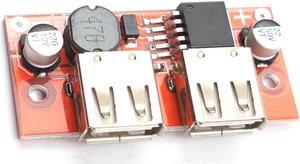 15W Dual USB 5V 3A DC Buck Voltage Step-down Power Module 9V 12V 24V 36V LM2596