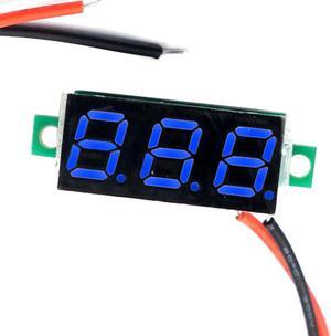 DC 2.4-30V 2-Wire Voltmeter 3-Digit LED Display Panel Volt Meter Voltage Tester