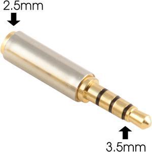3.5mm Male to 2.5mm Female Stereo Mic Audio Headphone Jack Adapter Converter