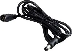 JacobsParts 5ft DC Power Extension Cable 5.5mm x 2.1mm Male Female Cord