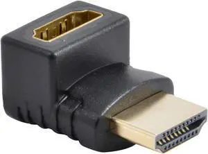 JacobsParts HDMI Male to Female Right Angle Connector Adapter 90 Degree Extender (5-Pack)