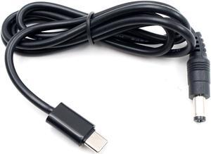 USB C Type-C 12V PD Trigger 3ft Power Cable 5A DC 5.5 x 2.1mm