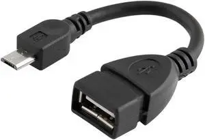 Micro USB OTG Host Cable Adapter Male to 2.0 Female For Android Tablet / Phone 5 pack