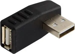 Right Angle USB Male to Left Facing Vertical Female Adapter Coupler Connector Right Angle USB Male to Left Facing Vertical Female Adapter Coupler Connector