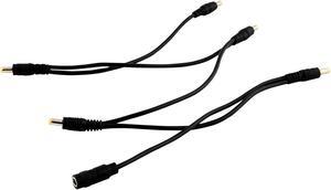 1:5 DC Daisy-Chain Power Splitter Cable 1 Female to 5 Male 5.5x2.1mm