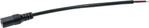 DC Power Pigtail Female Barrel Jack 6-inch Wire Cable 5.5mm x 2.1mm for 12V Port