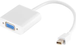 JacobsParts Thunderbolt Mini Display Port DP to VGA Cable Adapter for Apple MacBook Air, Pro, iMac, Mac Mini, Intel NUC, Windows Laptop or Desktop