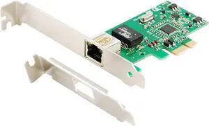 Protronix Gigabit Ethernet LAN Low Profile PCI Express (PCIe) Network Controller Card 10/100/1000