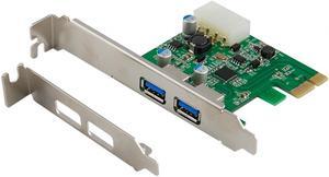 SANOXY 2-Port SuperSpeed USB 3.0 PCI Express x1 Controller Card - Add Two USB 3.0 Ports to Your PC!