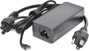 65W USB-C Laptop Power Adapter for Lenovo ThinkPad T480 T490 T580 and Chromebook