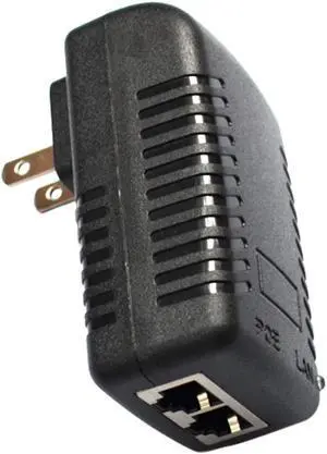 JacobsParts 12V 2A 24W 802.3af Passive PoE Injector Power Over Ethernet Adapter for IP Cameras Phones WLAN AP