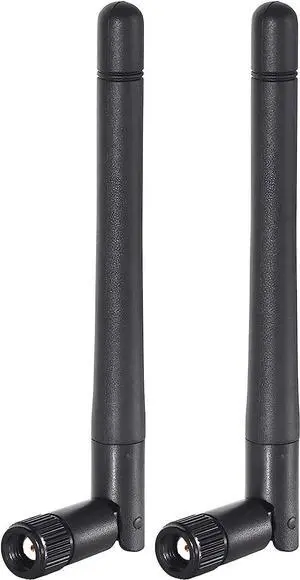 RP-SMA Antenna for WiFi 2.4GHz/5Ghz Wireless Router or Card 2 pack