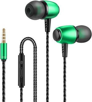 Earbuds In-Ear Sound Isolating Wired Headphones Headset with Mic & Volume 3.5mm