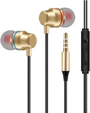 3.5mm HIFI Super Bass Headset In-Ear Earphone Stereo Earbuds Headphone Wired Mic