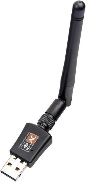 600Mbps 802.11ac USB Wifi Dongle with Antenna Dual Band 2.4/5GHz PC Adapter 600Mbps 802.11ac USB Wifi Dongle with Antenna Dual Band 2.4/5GHz PC Adapter
