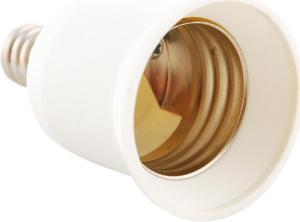 Candelabra Base (E12) to Standard Light Bulb Base (E26) Socket Enlarger Adapter