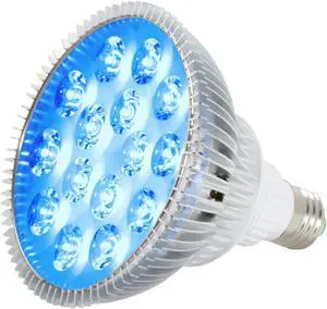 ABI True 24W Blue LED PAR38 Grow Light for Aquarium and Plant Growth (450-460nm)