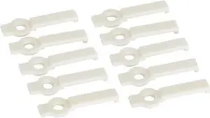 (50-pack) 12mm Mounting Bracket Fastener Clips for LED Strip Light SMD5050/5630