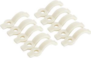 (50-pack) Fastener Clips for 8mm/10mm Waterproof LED Strip Light 3528 5050 5630